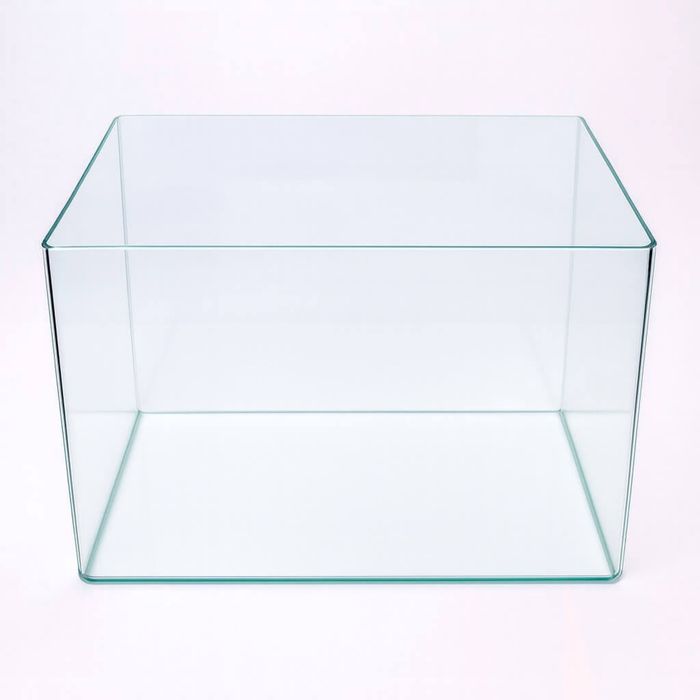 Acvariu cu margini rotunjite ,sticla ultra clara,20l cu filtru inclus