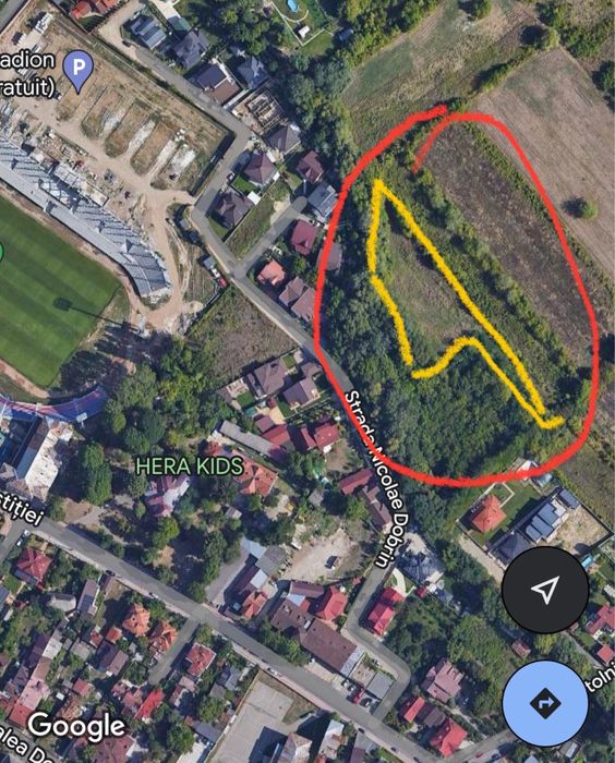 Teren intravilan stadion/ zonă Parc Chindia