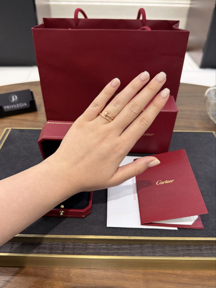 NEW Кольцо Cartier Juste un Clou Small Model B42258