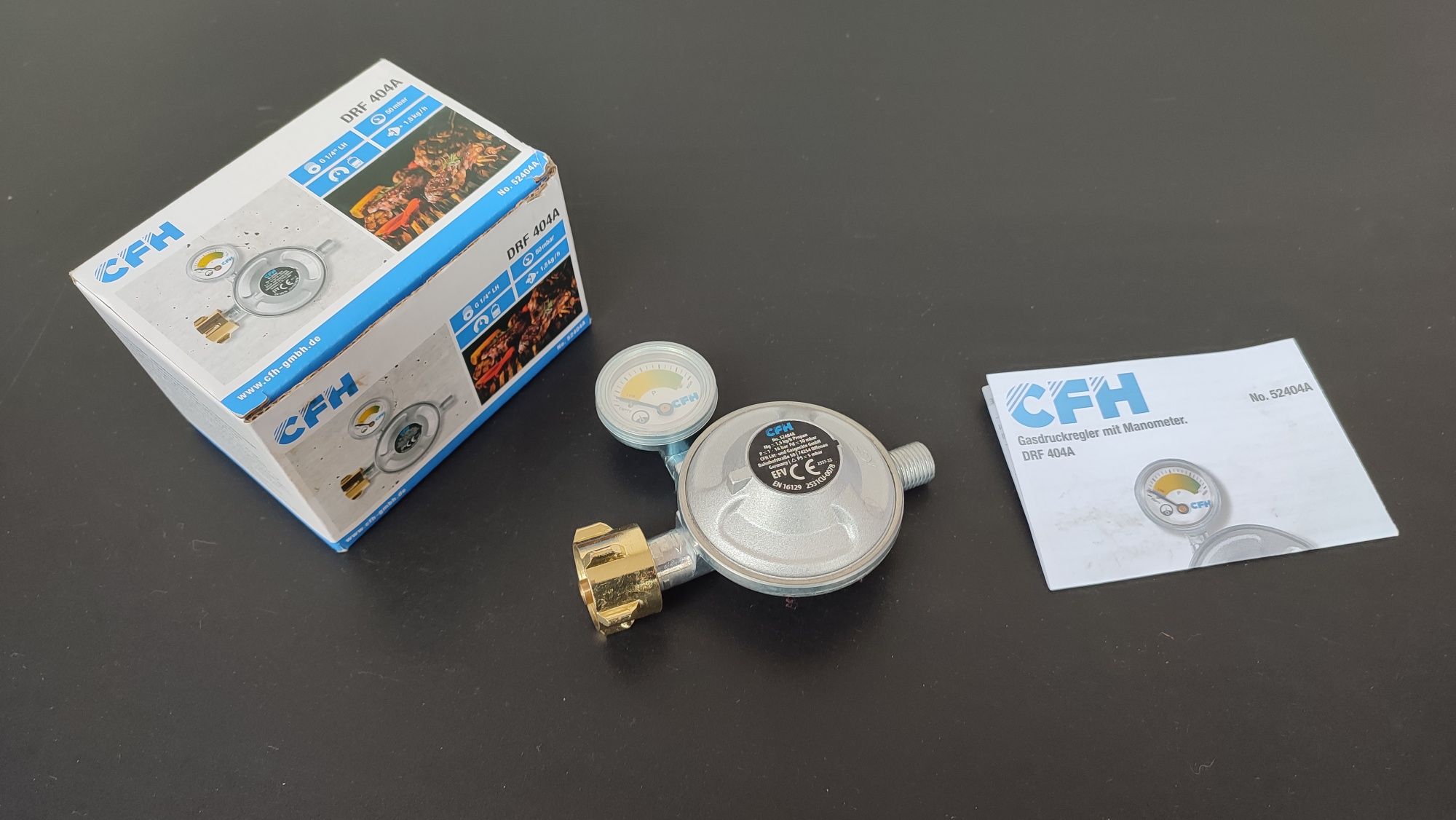 ceas cfh drf 404a gaz butelie gratar regulator presiune manometru