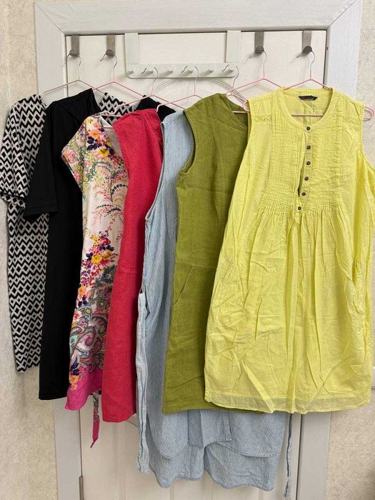 Фирменные платья, хлопок/лен/вискоза, размеры 50/58