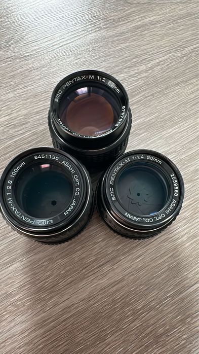 Obiective foto vintage de colectie Pentax , Nikon etc