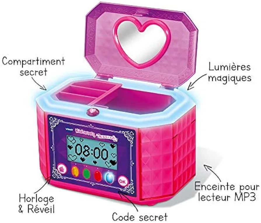 VTech - KidiSecrets – Cutia mea roz pentru bijuterii