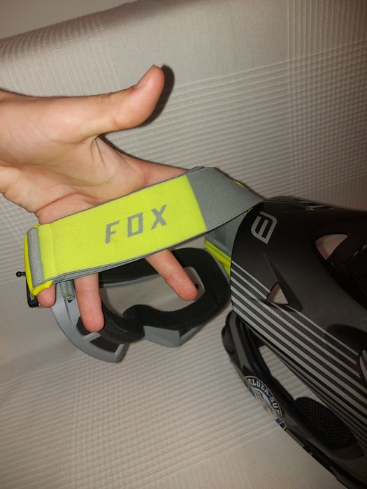 Casca full face Force cu ochelari Fox