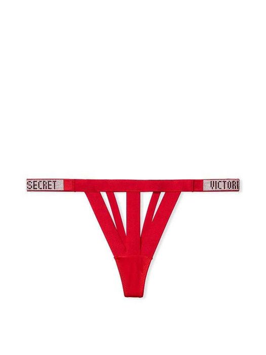Bikini tanga cu strasuri Victoria's Secret originali