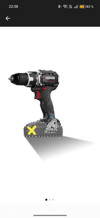 Bormașină 60nm Parkside performance 20v