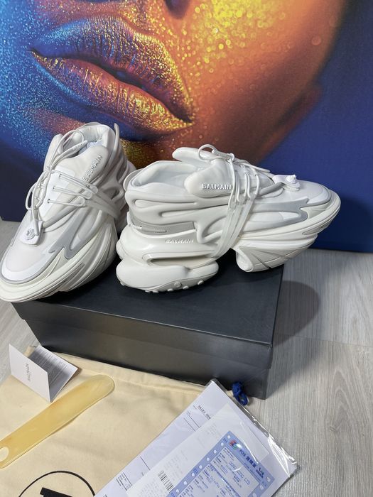 Adidasi Balmain Unicorn piele naturala Premium Full Box