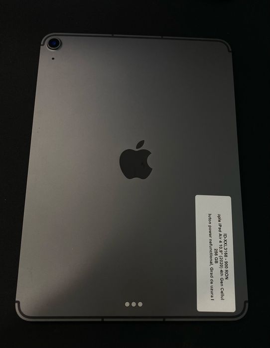 Apple iPad Air 4 10.9”(2020)4th Gen Cellular 256Gb id-XXL3169