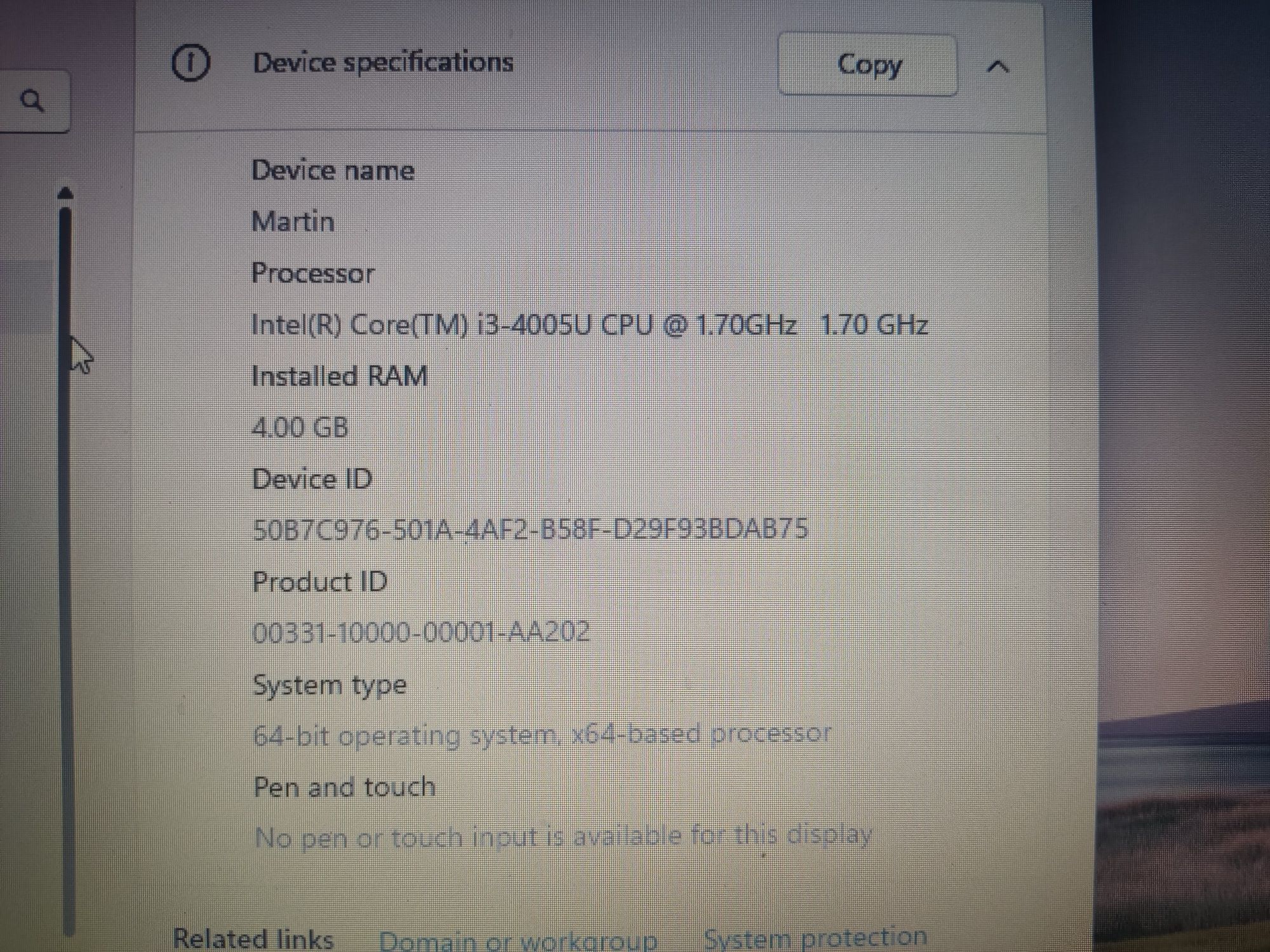 Лаптоп HP 250 G3