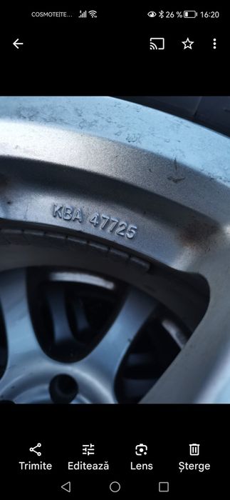 Jante aliaj w/audi R 16