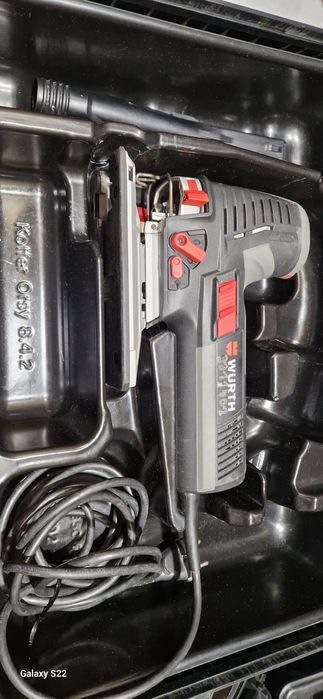 Wurth ferestrau sabie, pendular pe curent