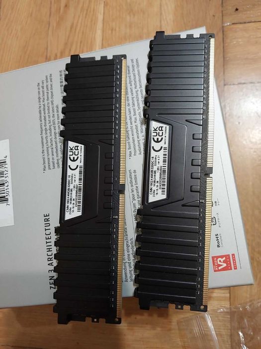 16GB 3600Mhz, 3200Mhz, CL16, DDR4 - Corsair, Thermaltake