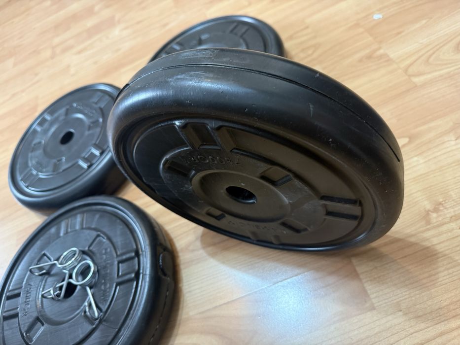 Set haltere cu discuri FitTronic 30 kg