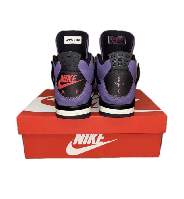 Travis Scott x Air Jordan 4 “Purple Suede” – Family & Friends