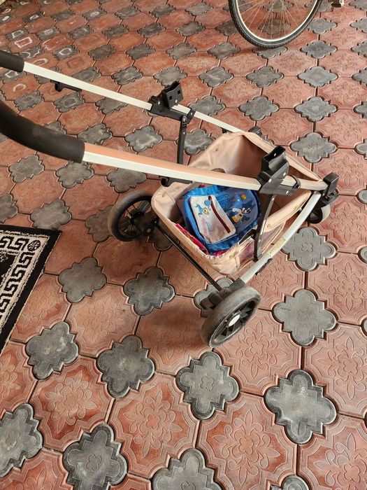 Carucior copii 3 în 1, culoare neutră