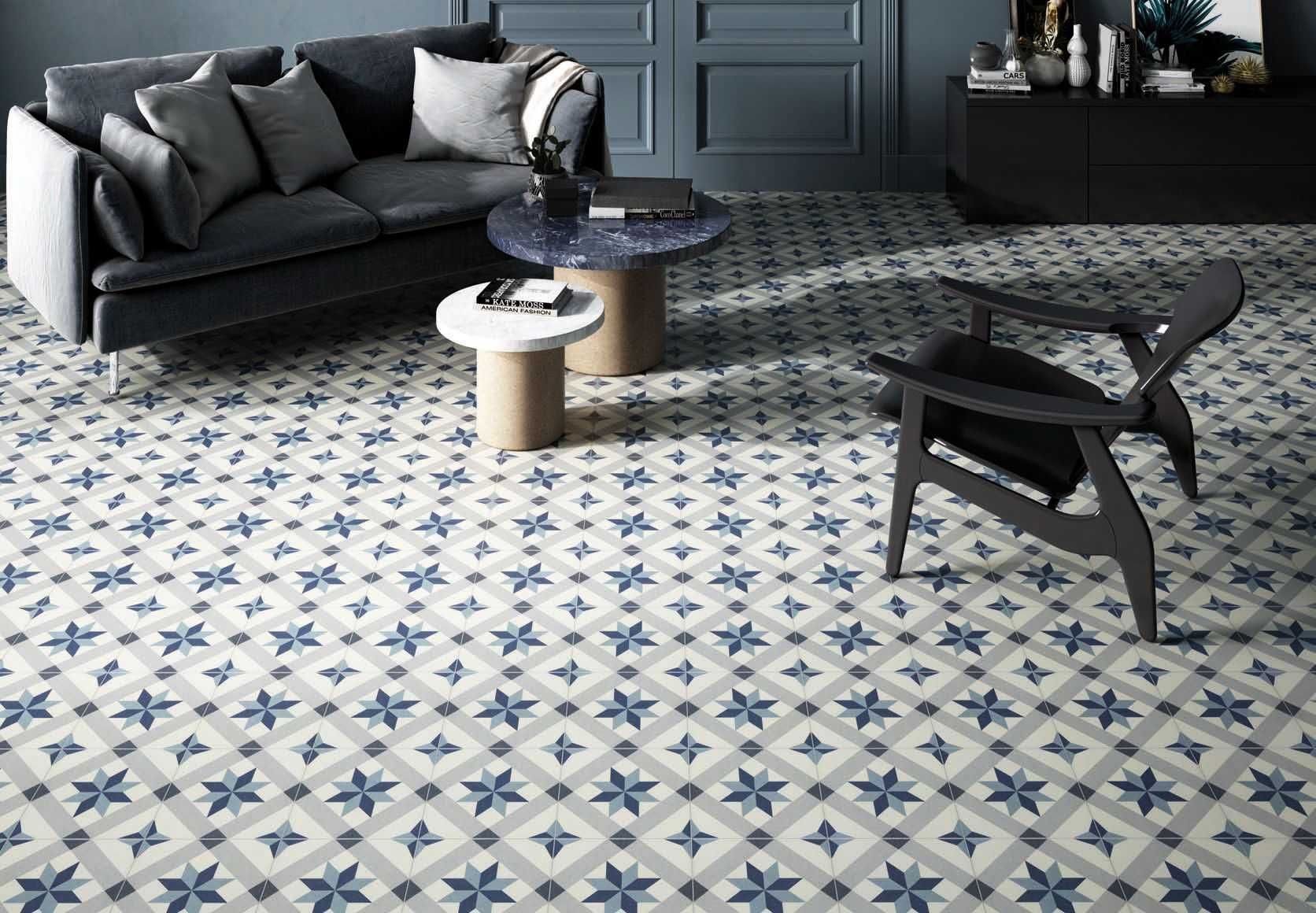 Riviera Menton 25x25 Blue - гранитогрес ПРОМО