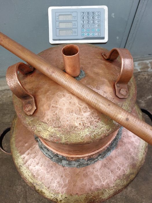 Cazan  solid de cupru