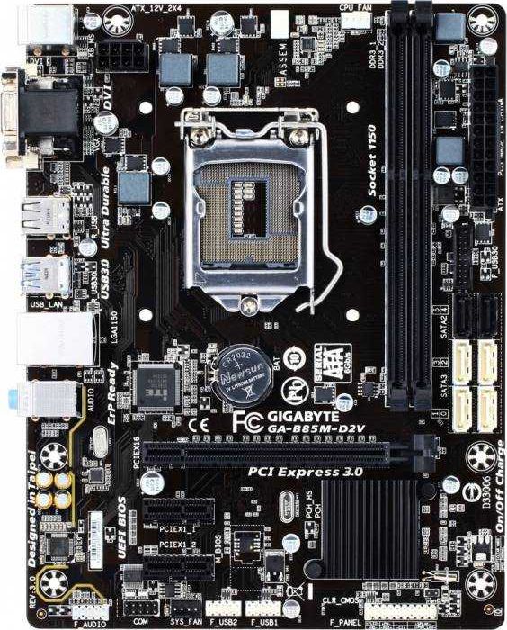 Placa de baza Gigabyte GA-B85M-D2V rev 3.0 Socket 1150