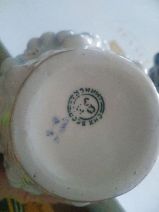 Фарфоровый кувшин/графин "Виноград в корзине"