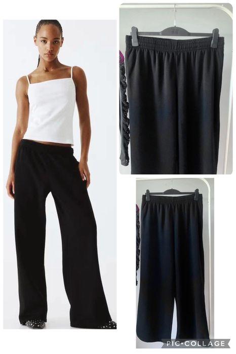 HM черен спортен панталон М - нов ( с етикета )