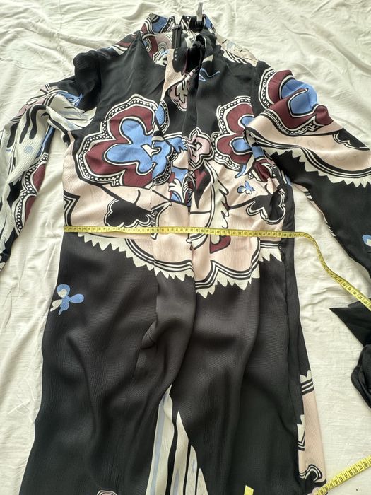 Rochie cu pliu in fata midi brand Reiss