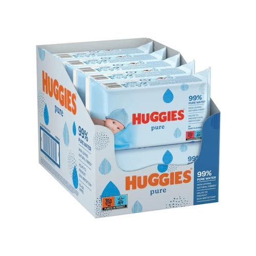 Мокри Кърпички “Huggies Pure Maxi Pack”