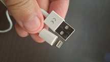 Cablu de date original Apple pt iPhone, mufa lighting si USB