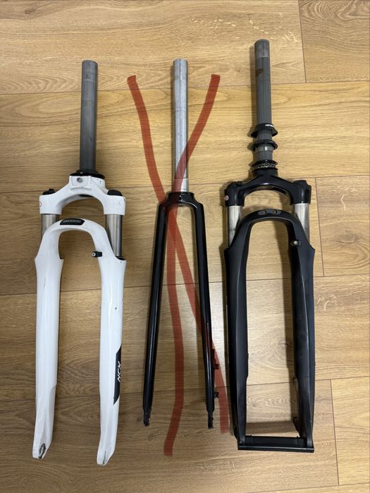 Piese bicicleta, furca suntour NCX D, furca fixa, schimbator fata spat