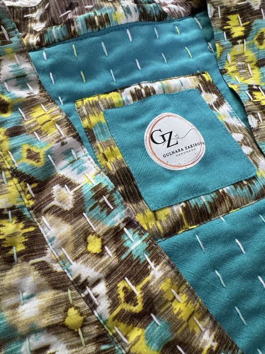 Теплый чапанчик в этническом стиле