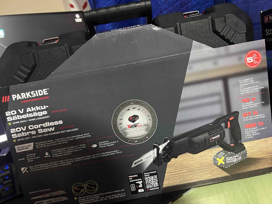 Fierastrau sabie PARKSIDE PERFORMANCE  nou in cutie 5 ani garantie !!!