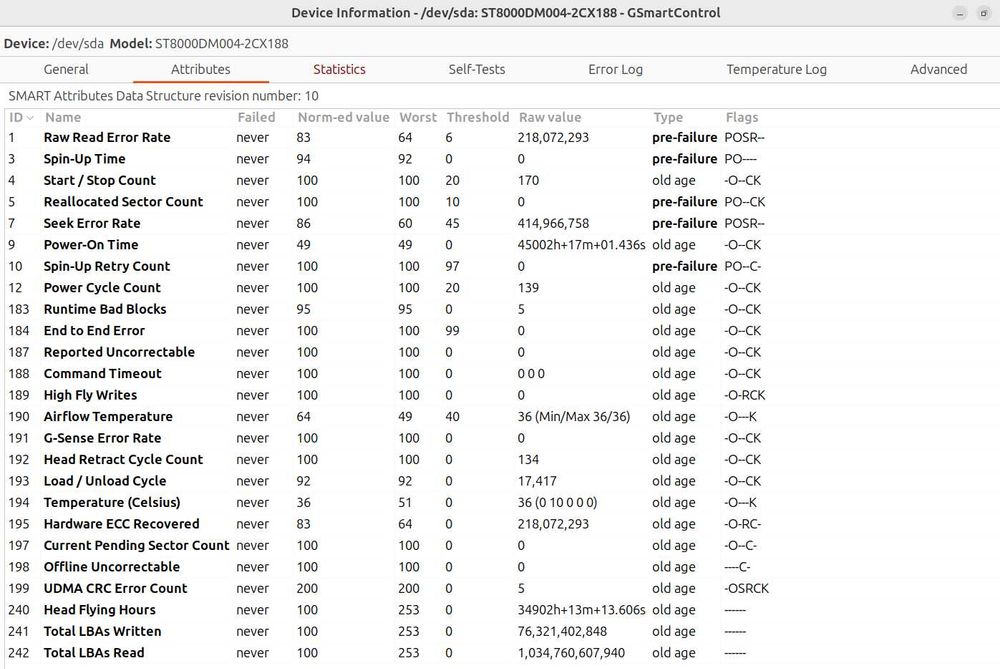 4xHDD Seagate Baracuda Compute 8TB