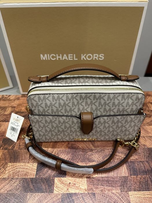 Дамска чанта Michael Kors Jet Set Item Vanilla