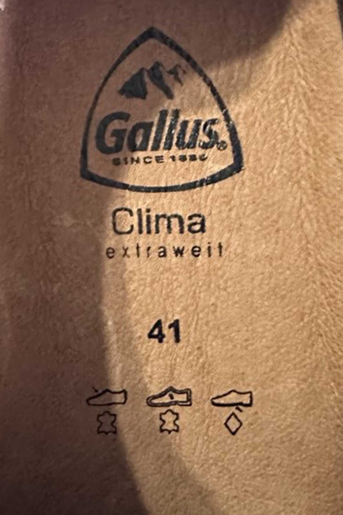 Кожаные туфли на шнуровке Gallus, черный