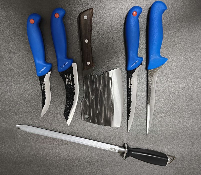SET Cutite Macelarie Blue Edition 6 piese