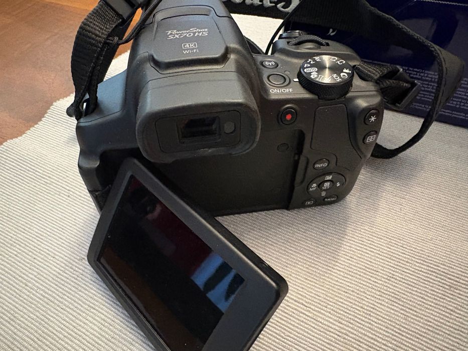 Canon PowerShot SX70 HS Aparat Bridge Zoom Optic 65x 4K Wi-Fi - ca NOU