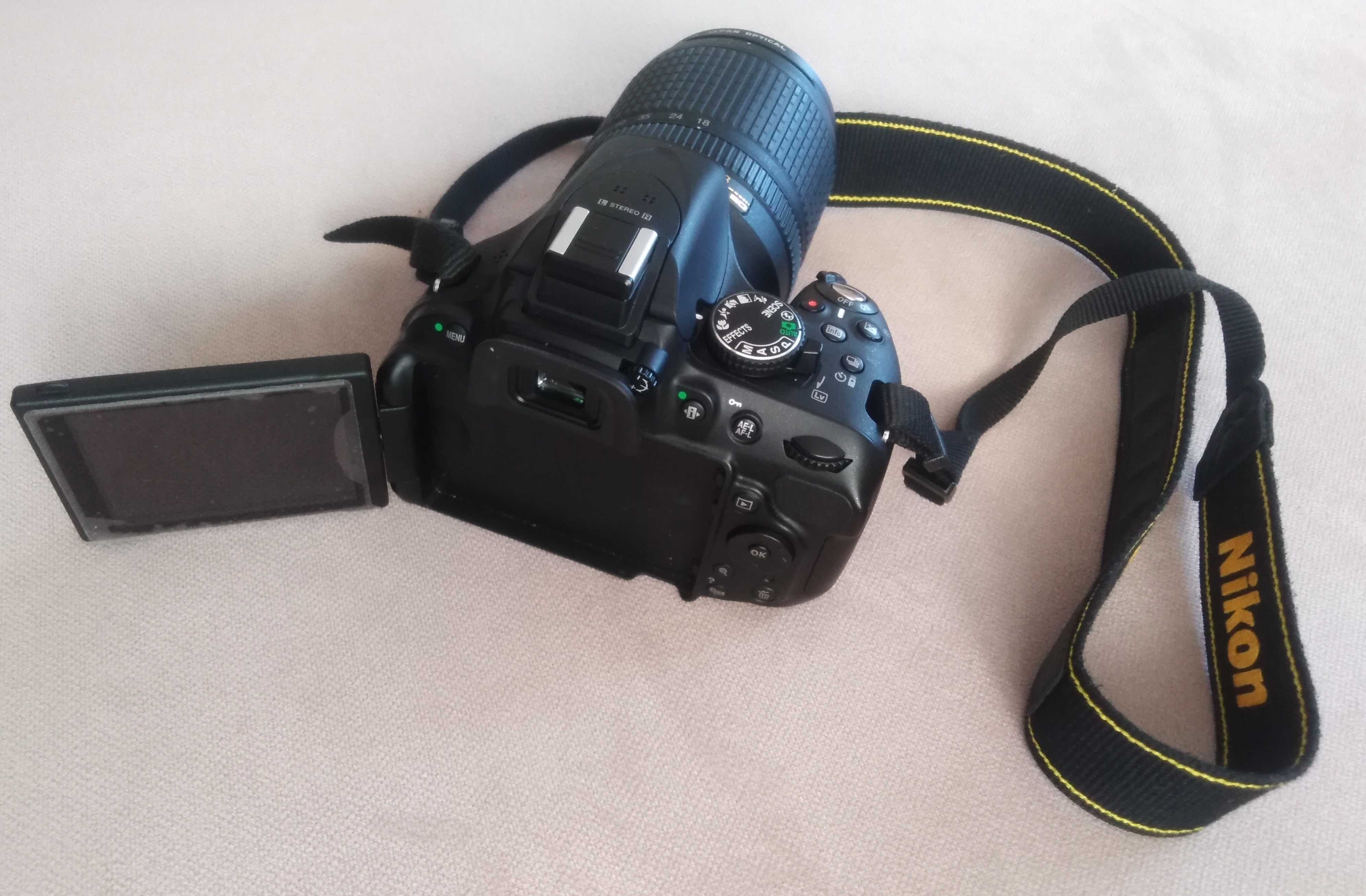 Зеркальный фотоаппарат NIKON D5200 18_55 VR II Kit (чёрный)