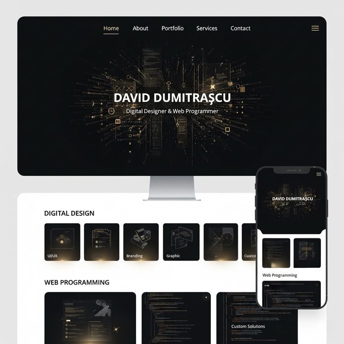 Fac site-uri web: rapid, modern, accesibil.