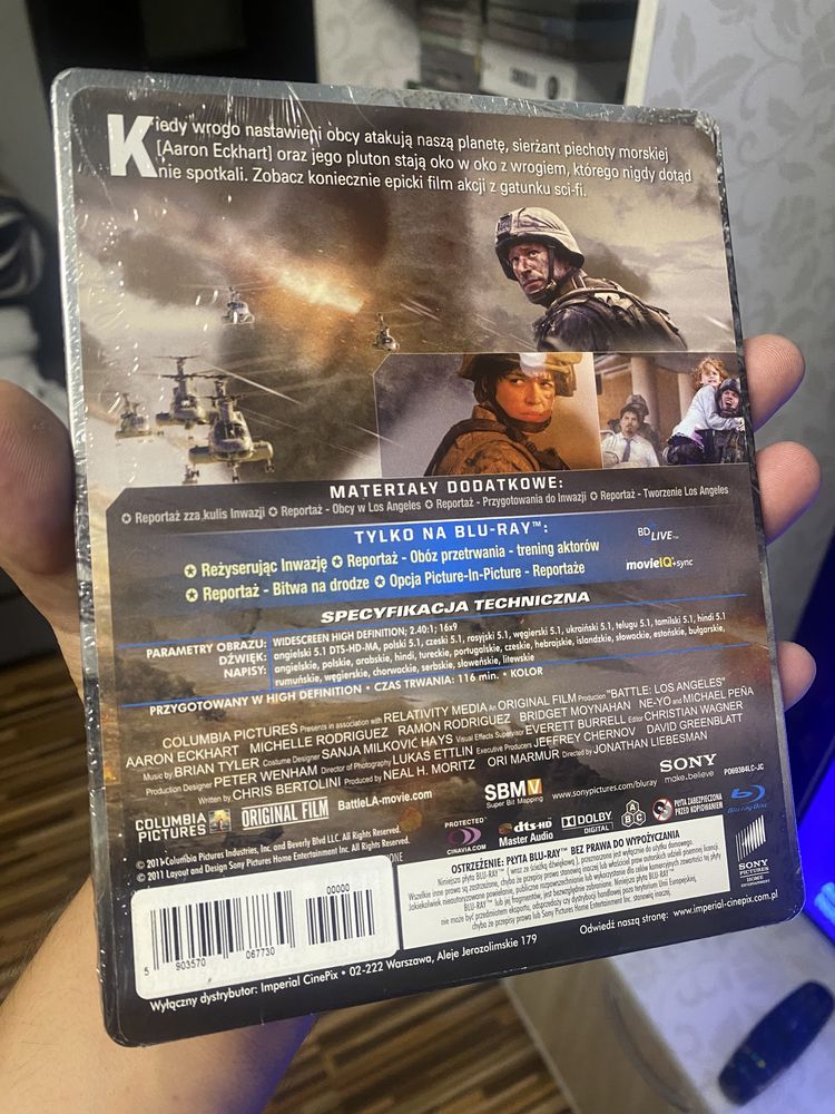 Blu-ray World Invasion Battle Los Angeles steelbook