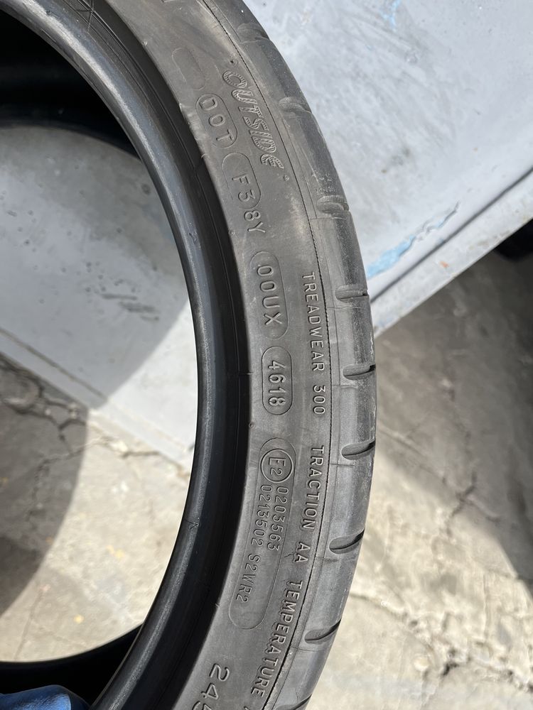 2 бр. летни гуми 245/35/18 Michelin PSS RSC DOT 4618 4 mm