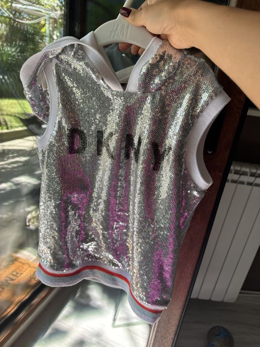 Худи с пайети DKNY
