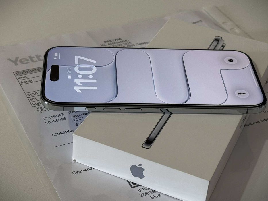 Бартер!Нов! 36м.Гаранция. iPhone (17) Air Sky Blue (Син)