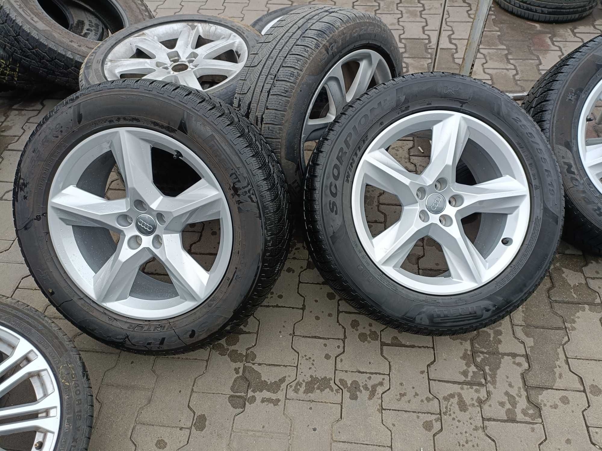 Jante Audi Q7  Touareg Anvelope iarna Pirelli 255 55 19