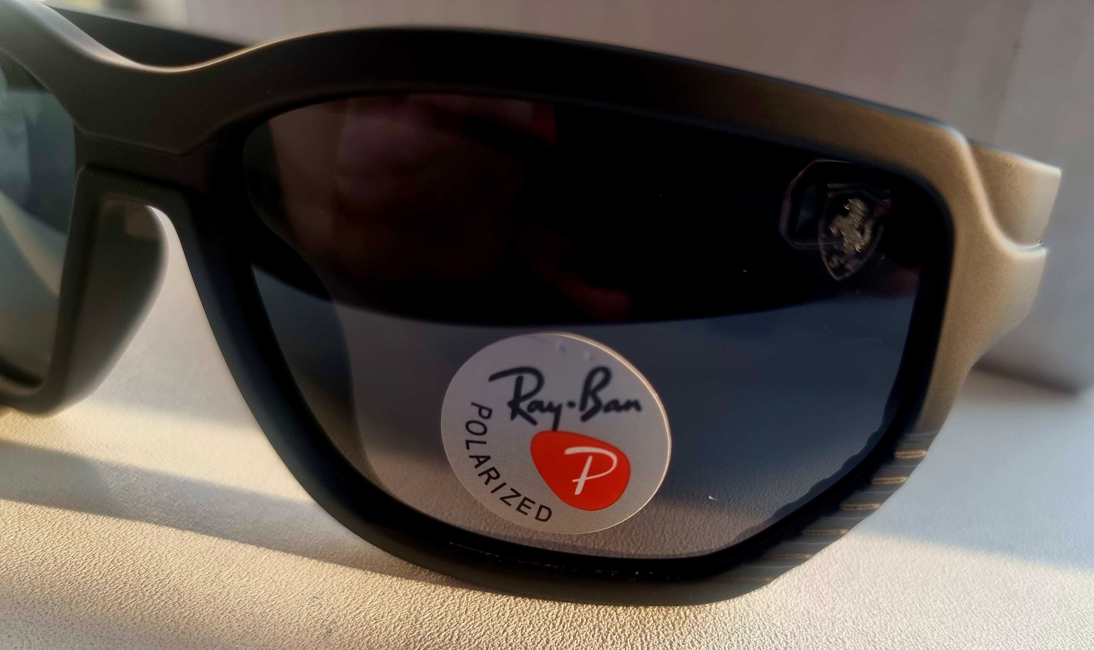 Ochelari de soare  Ray-Ban RB 4366, Ferrari, polarizati