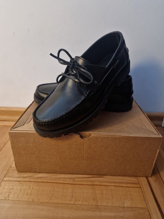 Мокасини mango, естествена кожа