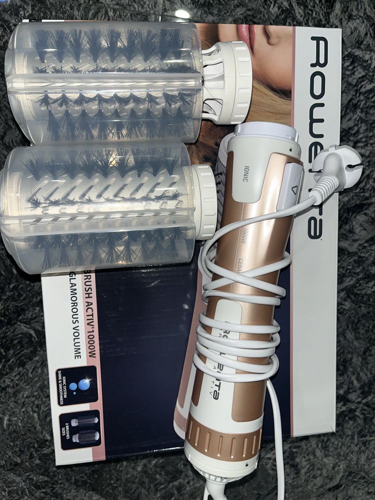Perie rotativa Rowenta plus ondulator de par