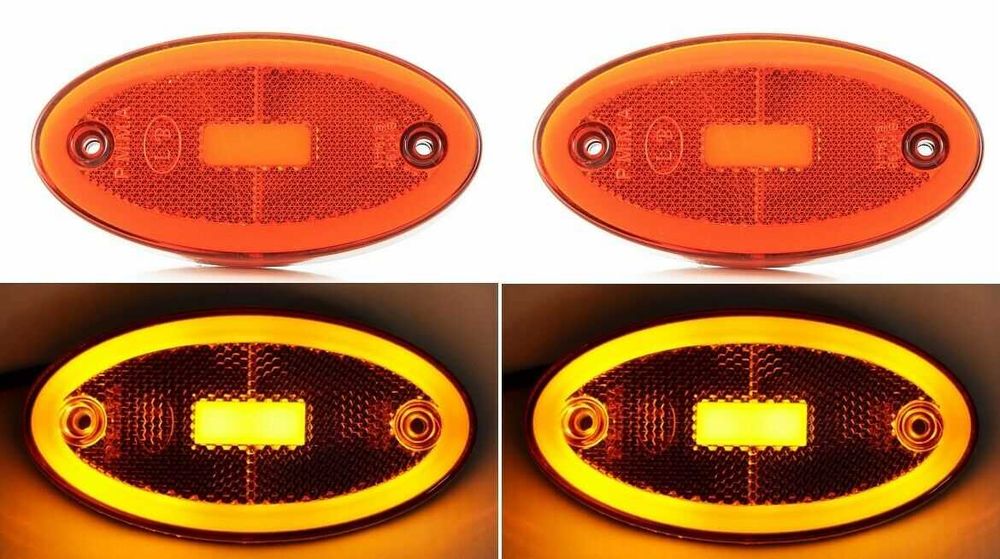 1бр. Лед LED габарити светлини с неонов ефект 12-24V , 3 цвята