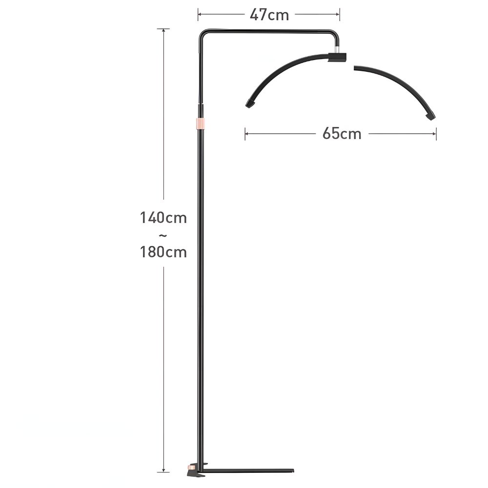 Lampa profesionala led semiluna 36 W, pentru saloane de infrumusetare