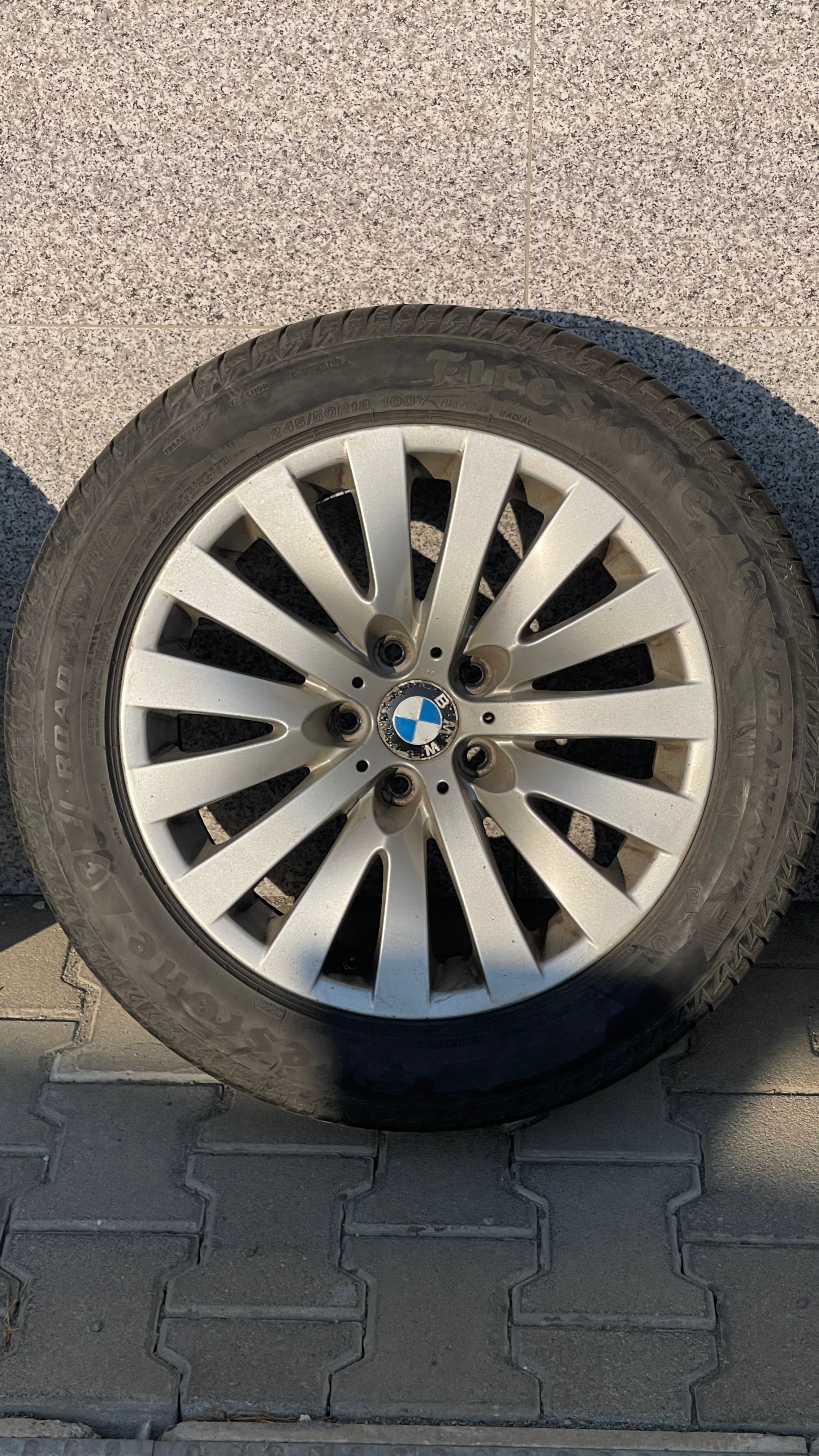 Оригинални BMW Style 254 джанти с хубави гуми & датчици за налягане