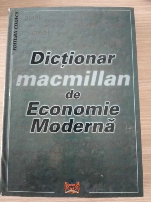 Carte anticariat - Dictionar Macmillan de economie moderna