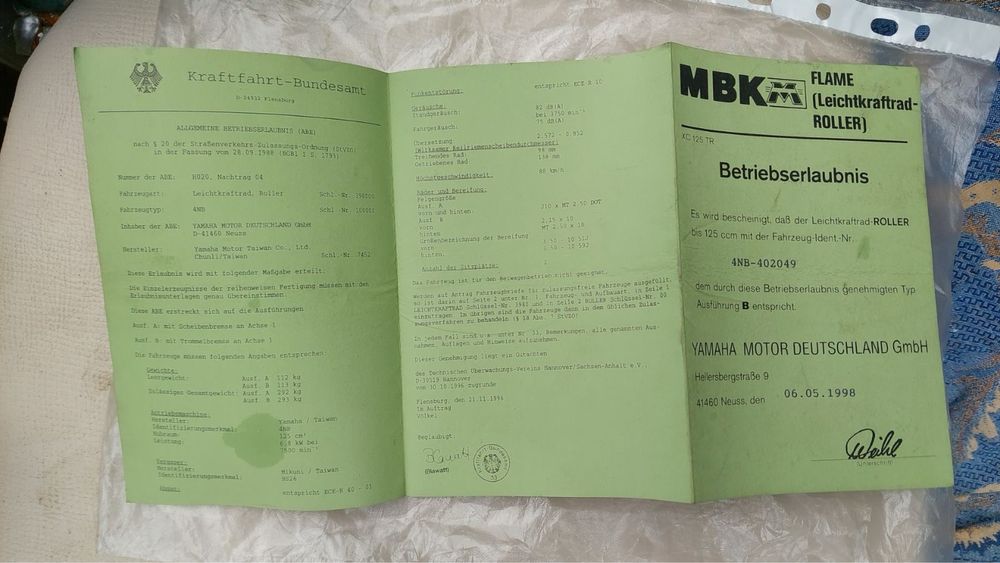 Yamaha Cygnus MBK 125